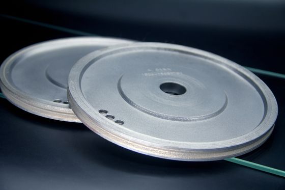 150 mm Szklane płaskie koło do szlifowania diamentów w kształcie V