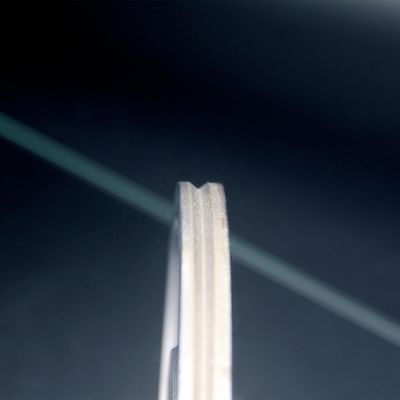 150 mm Szklane płaskie koło do szlifowania diamentów w kształcie V