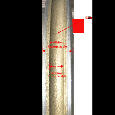 80MM Grit Customized Diamond Girding Wheel dla maszyny do przetwarzania szkła
