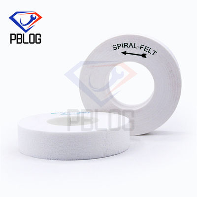 Narzędzia do obróbki szklanych krawędzi Spiral Felt Sanding Disc Standardowy rozmiar koła polerowania