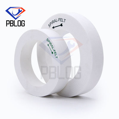 Narzędzia do obróbki szklanych krawędzi Spiral Felt Sanding Disc Standardowy rozmiar koła polerowania