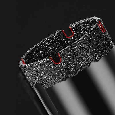 Diamentowe wiertarki zestaw próżniowo lutowane Diamentowe wiertarki rdzeniowe wiertarki do wiertarki dziura piła dziura do porcelanowego marmuru